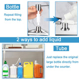 Built-In Sink Soap Dispenser with Extension Tube