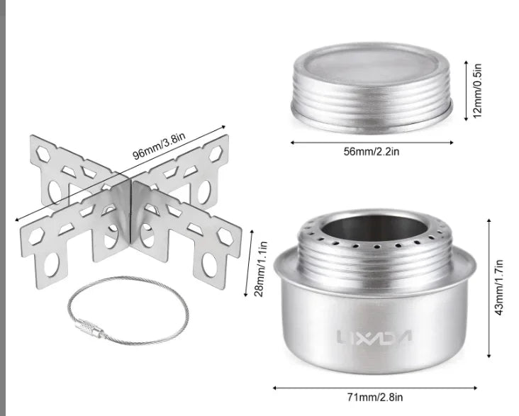 Portable Alcohol Camping Stove