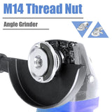 Quick-Release Angle Grinder Flange Nut (M14)