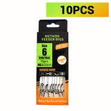 Pre-Tied Carp Hair Rigs with Barbed Hooks