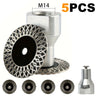 40mm Diamond Cutting Discs with M14 Flange (5 Pcs)