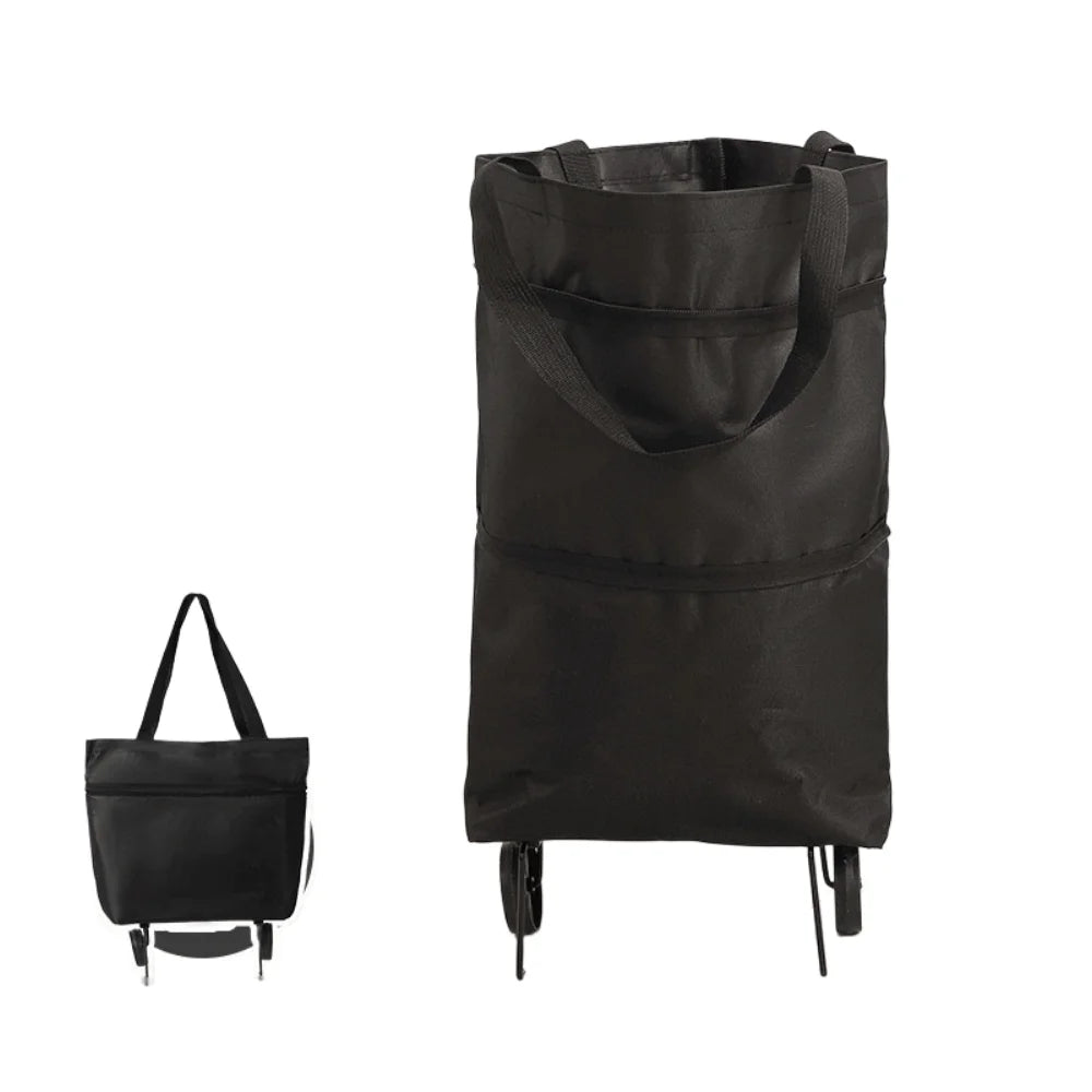 2-in-1 Foldable Shopping Trolley Bag