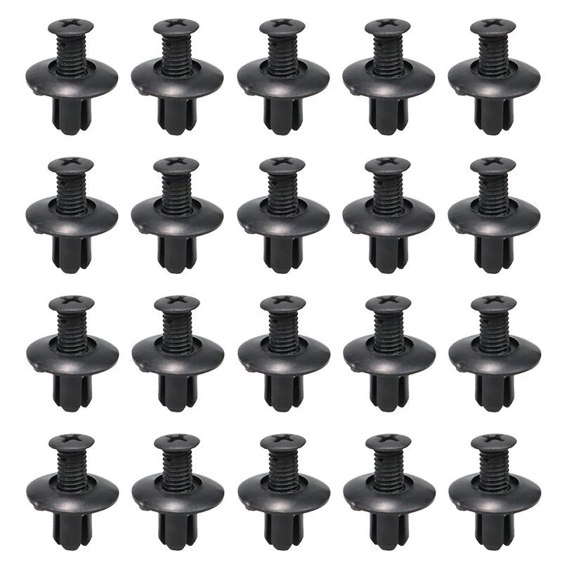 8mm Push Rivet Clips for Car Bumpers
