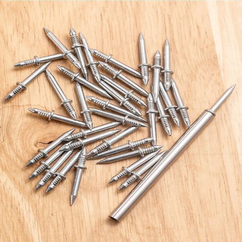 Invisible Double-Head Trim Nails (100 Pcs)