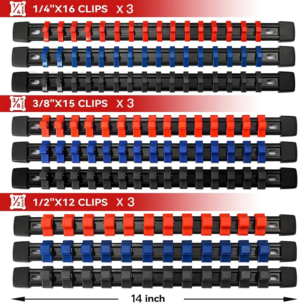 Socket Organizer Rail Set