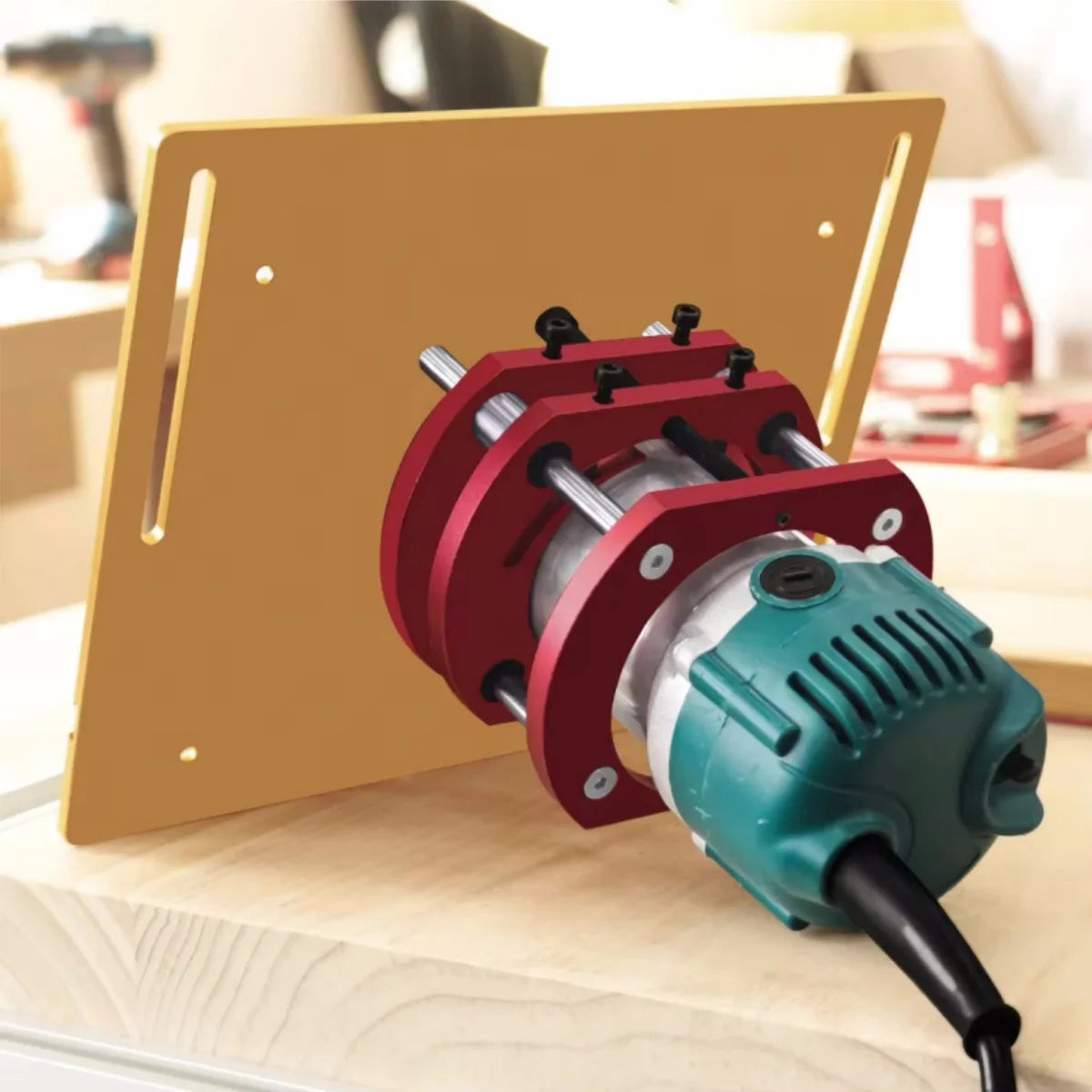 Router Table Insert Plate with Lift