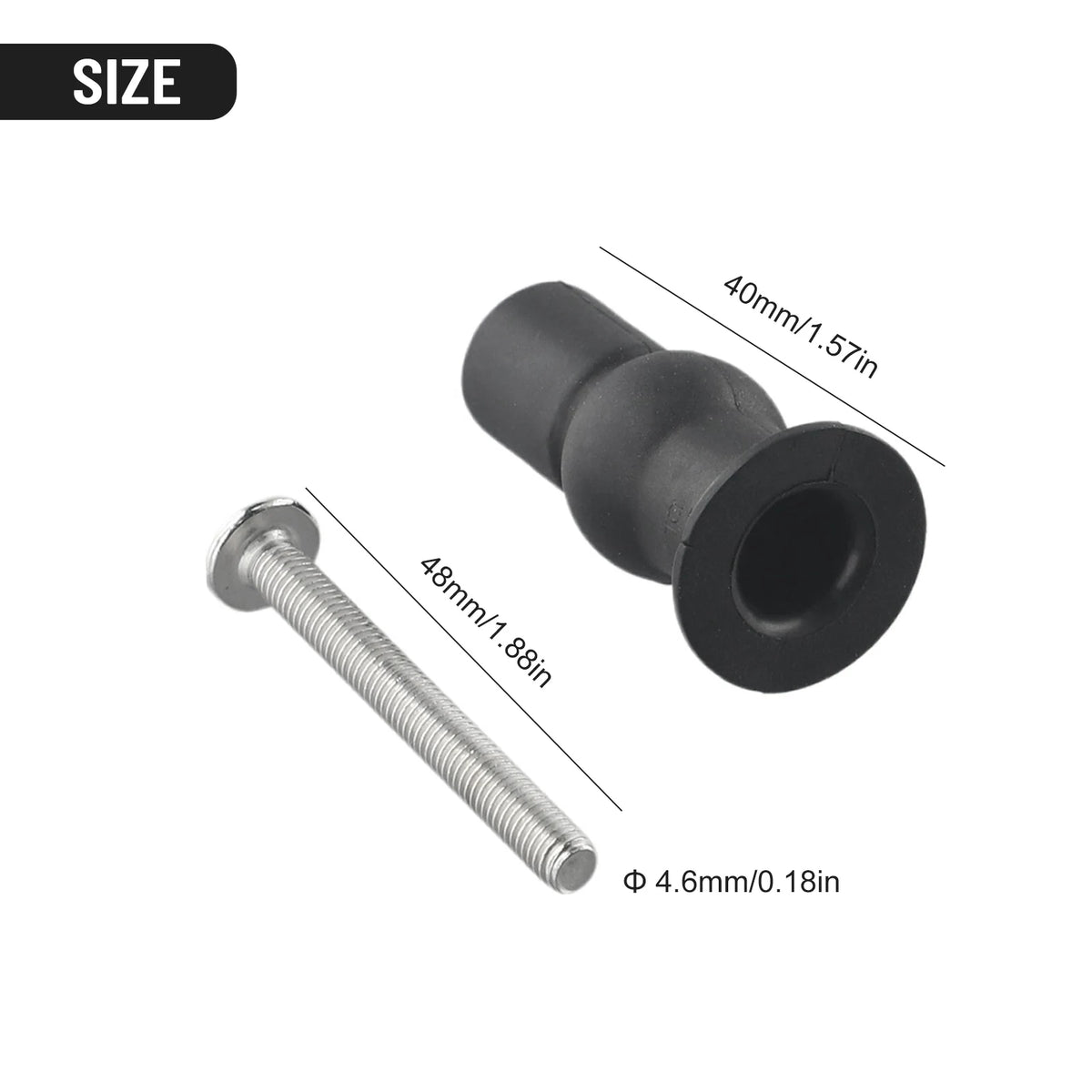 Toilet Seat Hinge Expansion Bolts (2 Pcs)