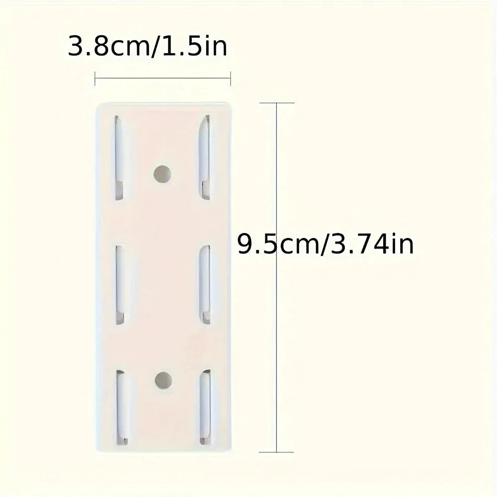 Self-Adhesive Power Strip Holders (4 Pcs)