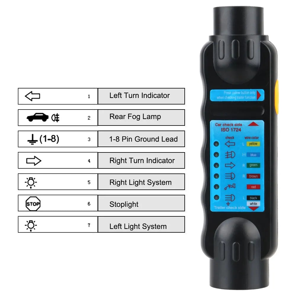 7-Pin Trailer Light Tester