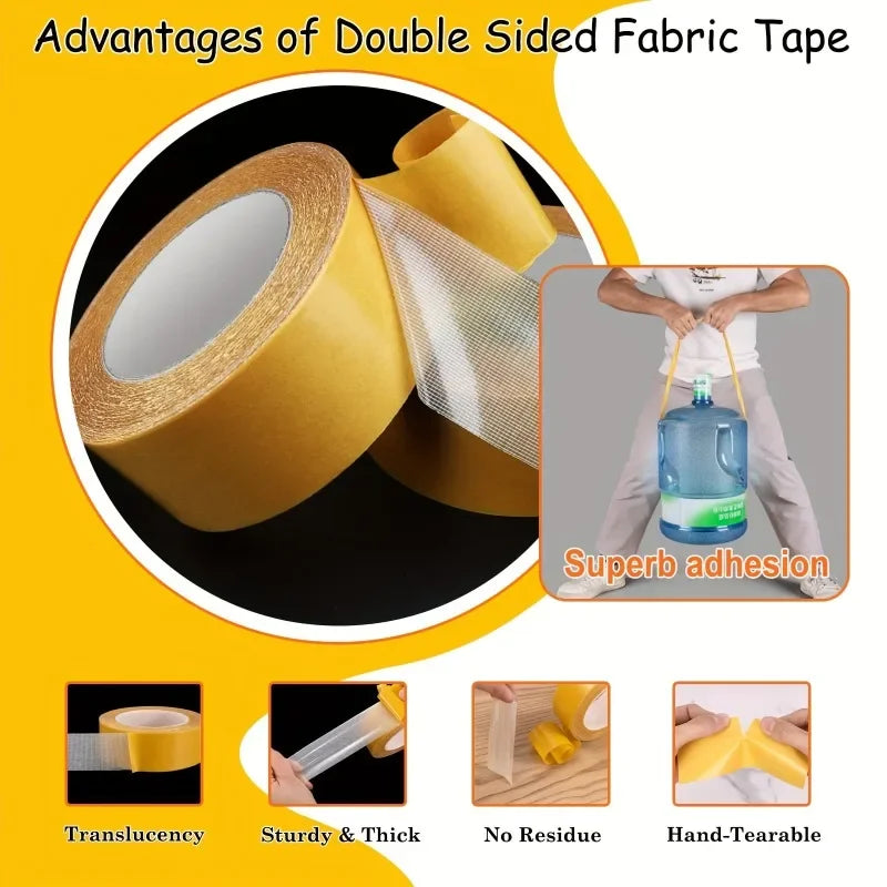 Extra-Strong Double-Sided Mesh Tape