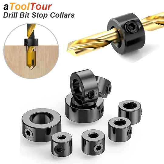 Drill Bit Depth Stop Collars