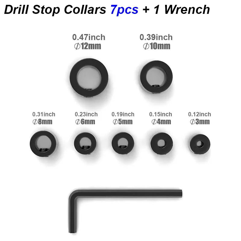 Drill Bit Depth Stop Collars