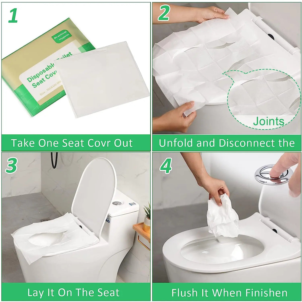 Disposable Travel Toilet Seat Covers