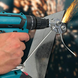 Drill-Powered Sheet Metal Cutter