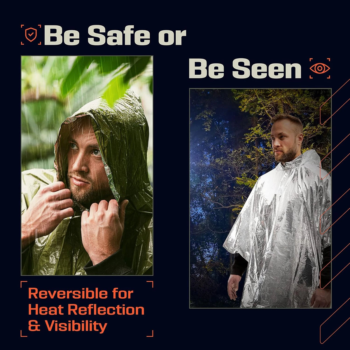 Emergency Thermal Rain Poncho