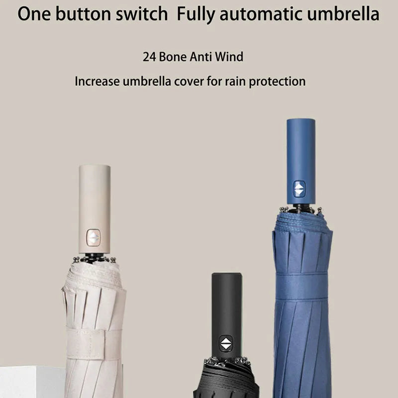 Windproof Reinforced UV Umbrella