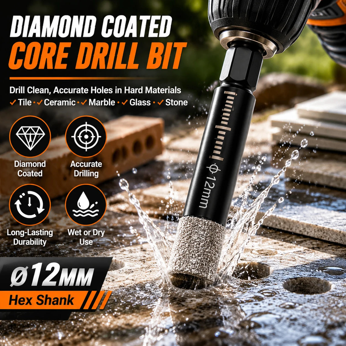 Dry Diamond Core Drill Bit for Tile