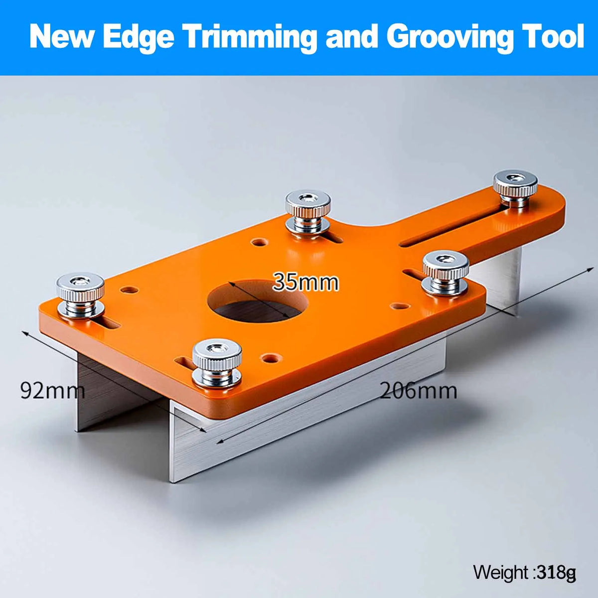 2-in-1 Trim Router Grooving Jig