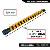 Socket Organizer Rail Set