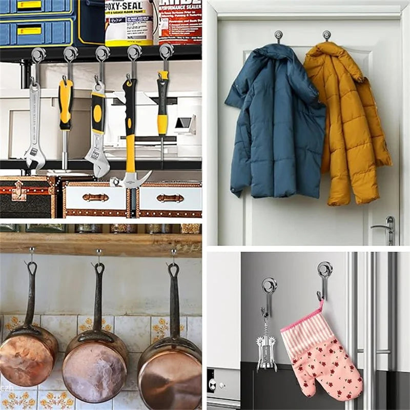 Heavy-Duty Magnetic Hooks