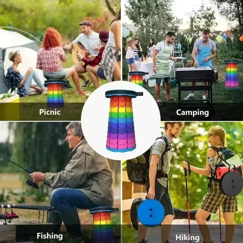Telescopic Folding Camping Stool
