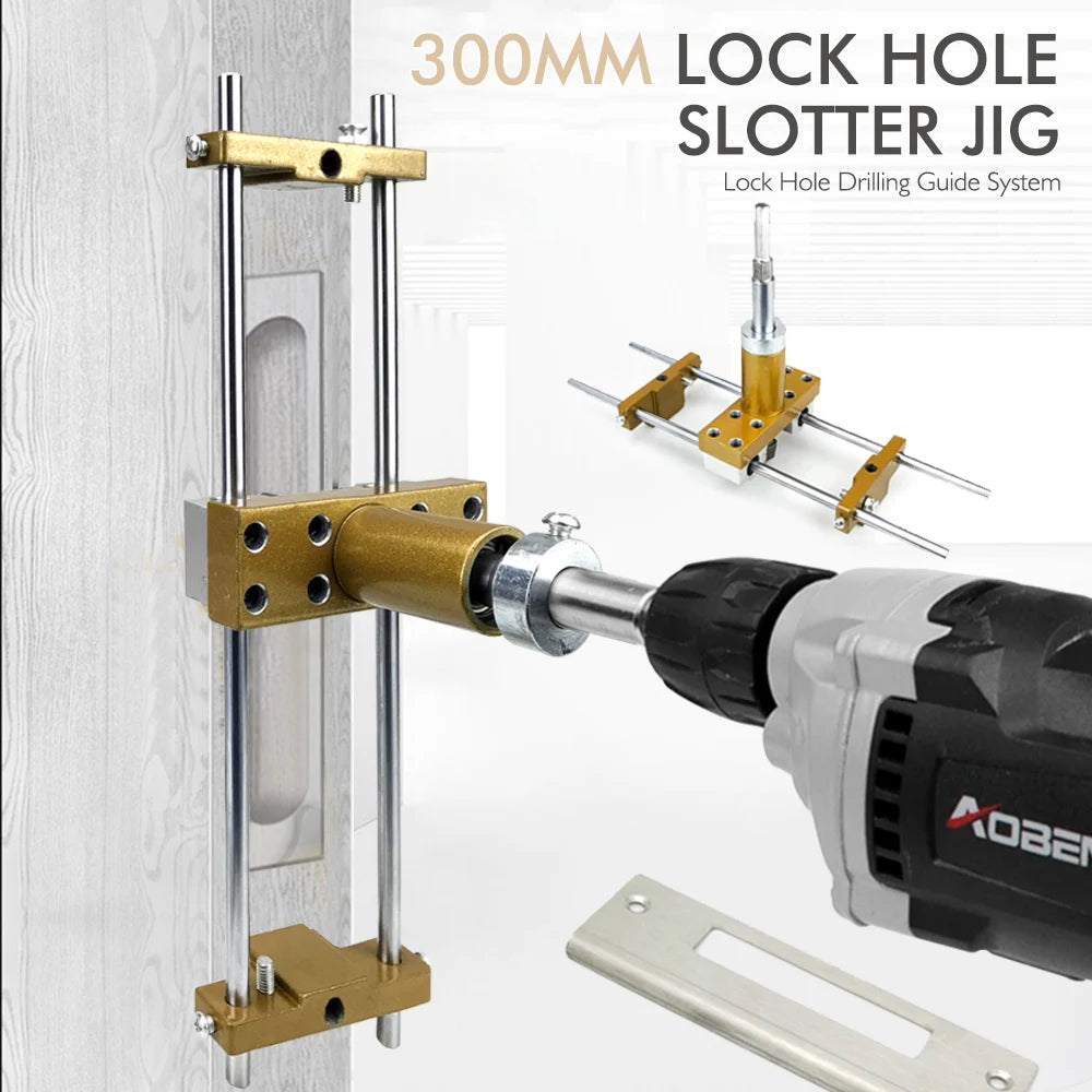 Door Lock Mortising Jig Kit
