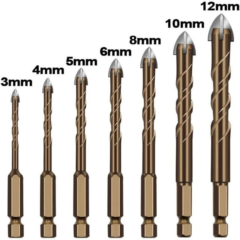 Carbide Masonry Drill Bits (3–12mm)