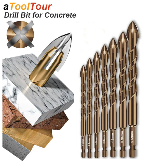 Carbide Masonry Drill Bits (3–12mm)