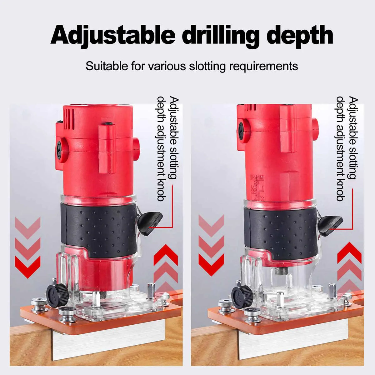 2-in-1 Trim Router Grooving Jig