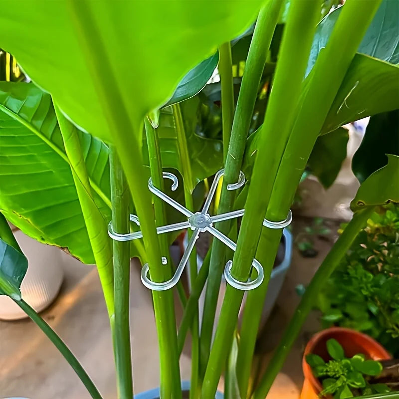 Adjustable Plant Stem Support Clips (4 Pcs)