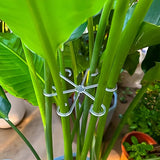 Adjustable Plant Stem Support Clips (4 Pcs)