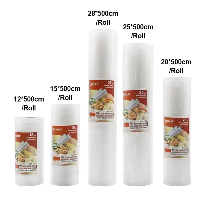Vacuum Sealer Bag Roll for Food Storage