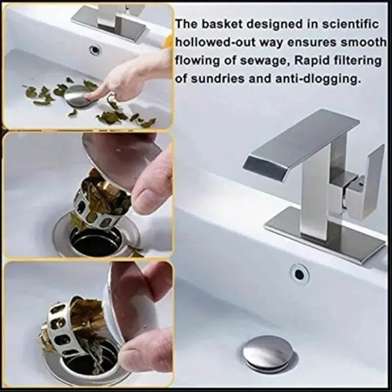 Universal Pop-Up Basin Drain Plug