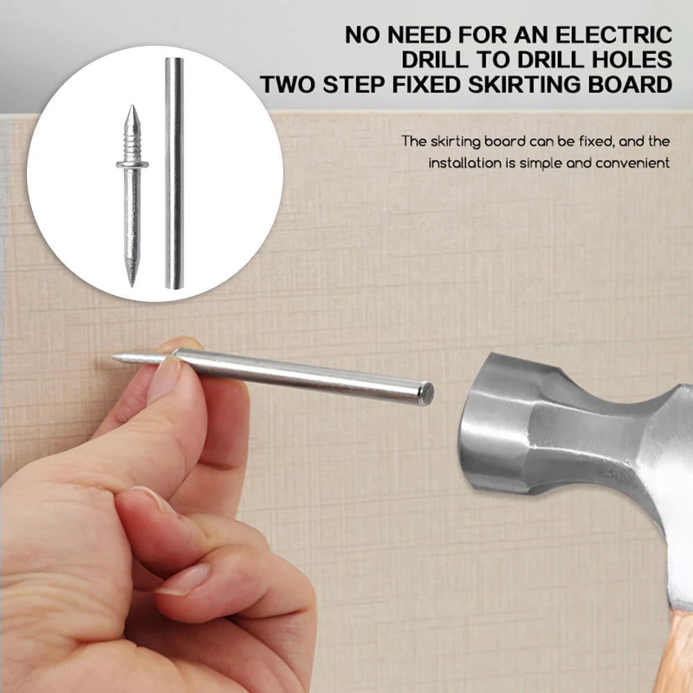 Invisible Double-Head Trim Nails (100 Pcs)