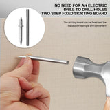Invisible Double-Head Trim Nails (100 Pcs)