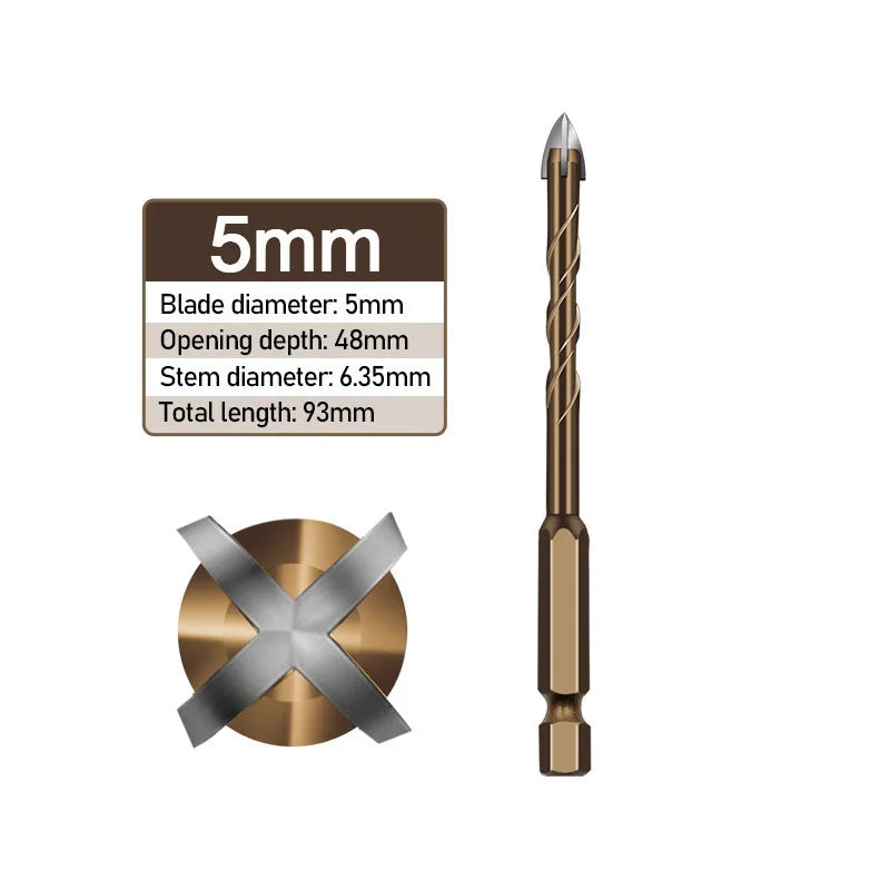 Carbide Masonry Drill Bits (3–12mm)