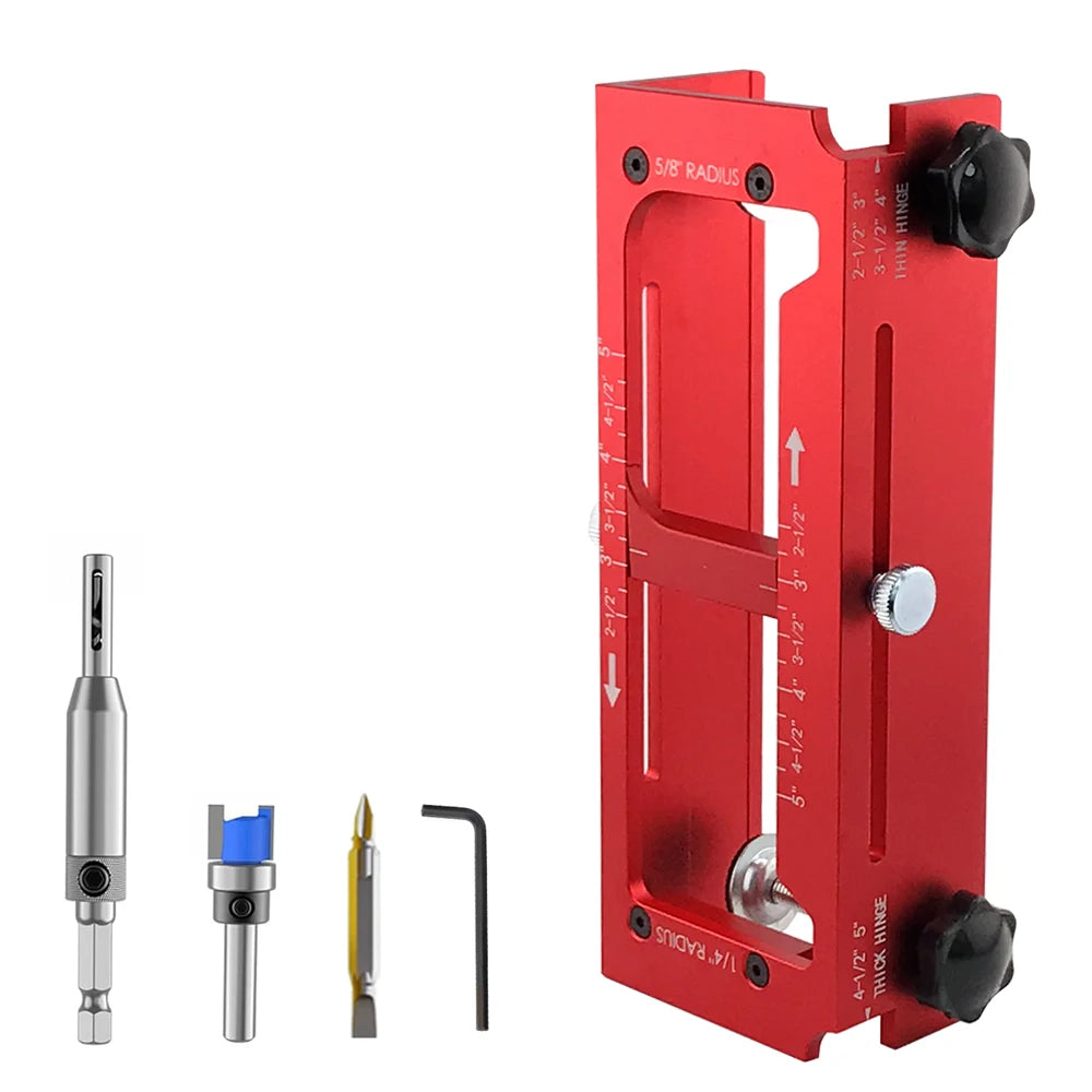 Door Hinge Locator & Drilling Jig