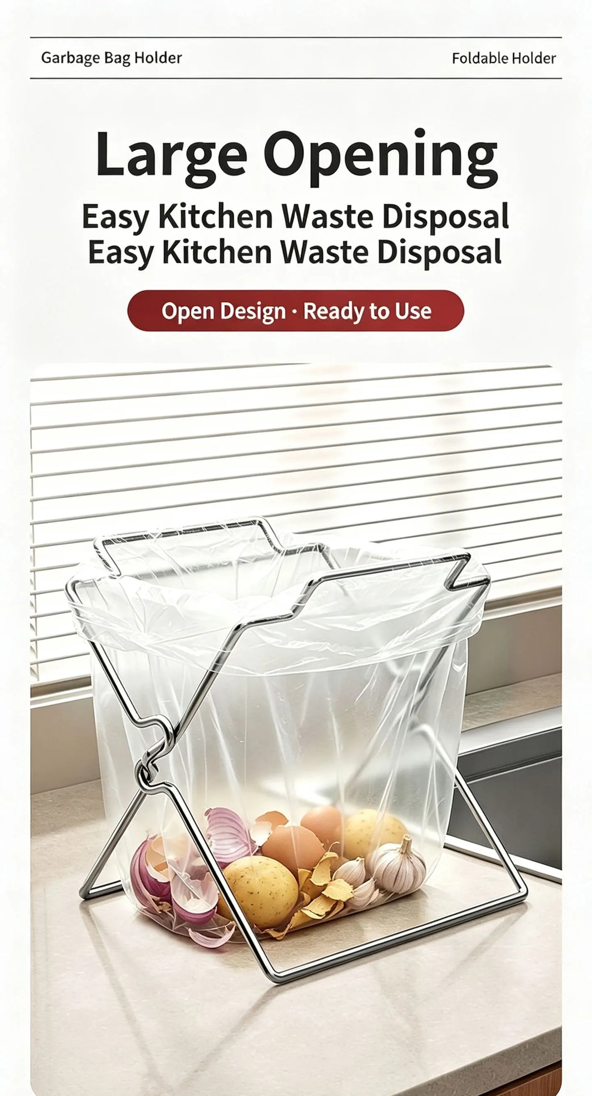 Collapsible Trash Bag Holder