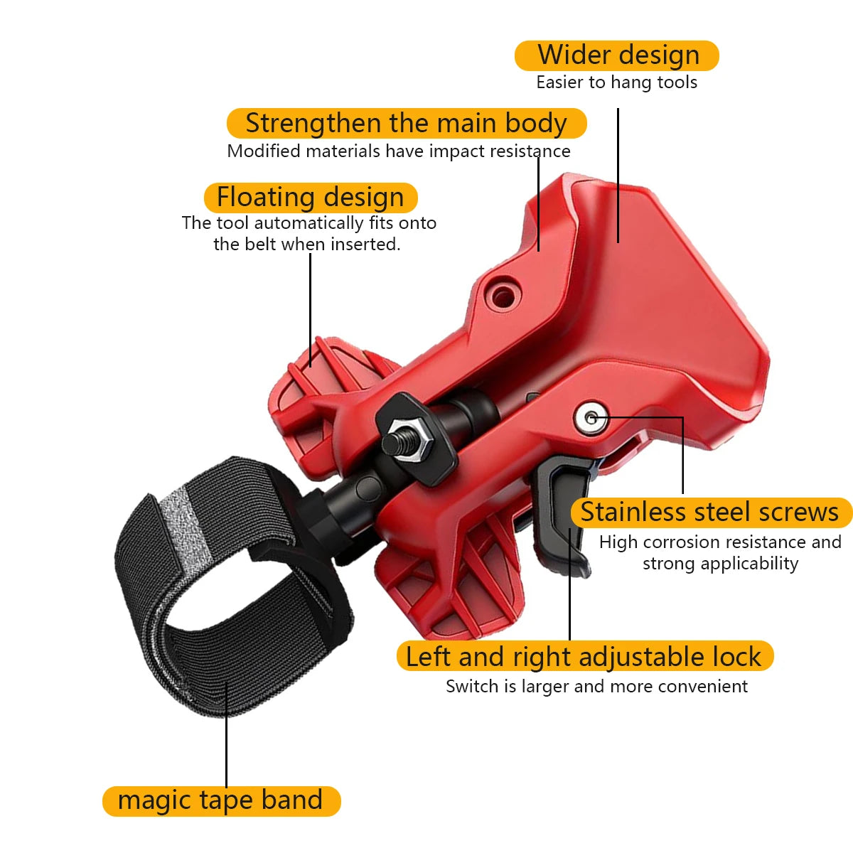 Drill Holster Belt Clip