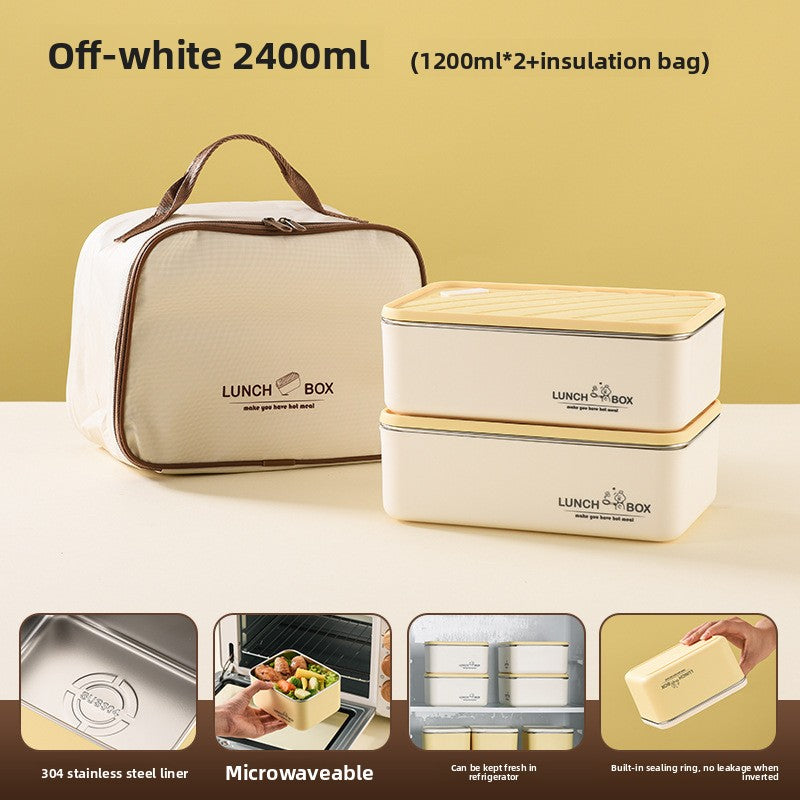 Stainless Steel Microwave-Safe Lunch Box