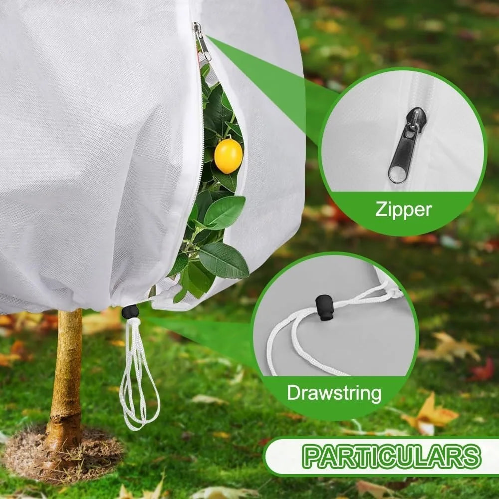 Plant Frost Protection Cover with Zipper