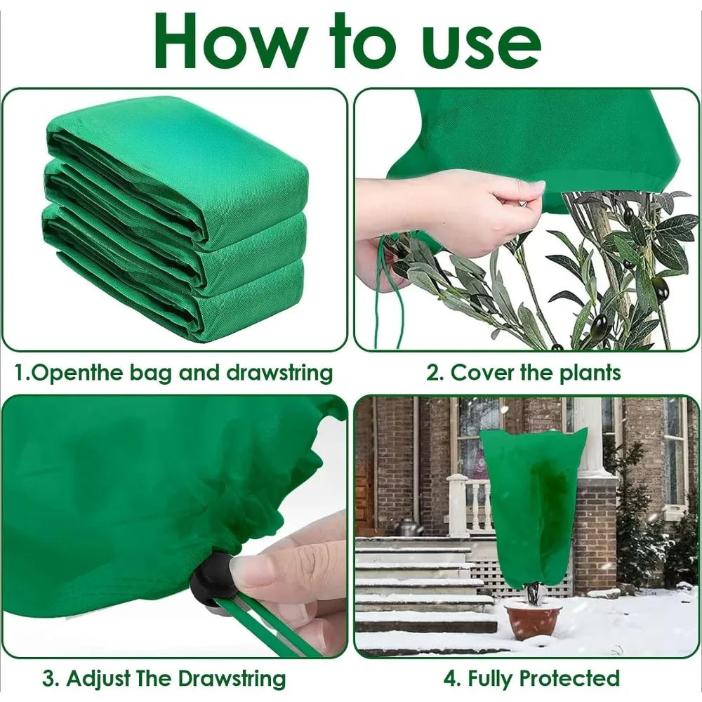 Plant Frost Protection Cover with Zipper
