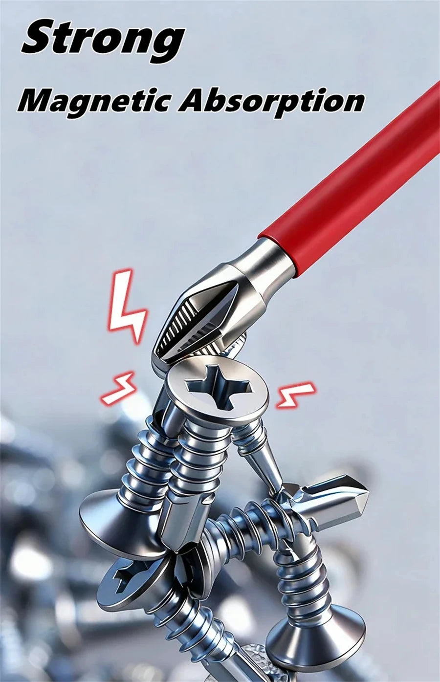 Spring-Loaded Magnetic Screw-Holding Bits