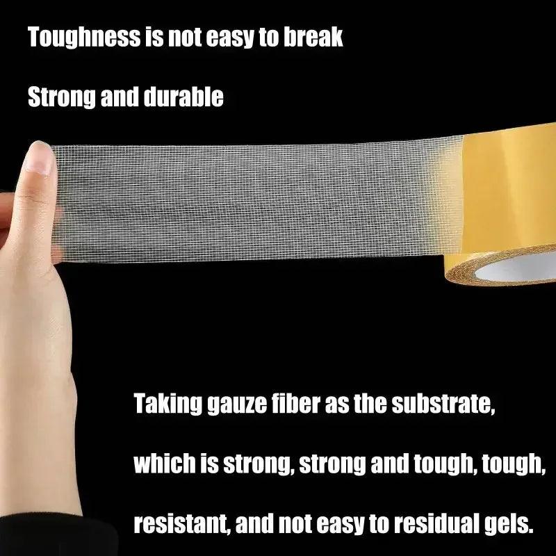 Extra-Strong Double-Sided Mesh Tape