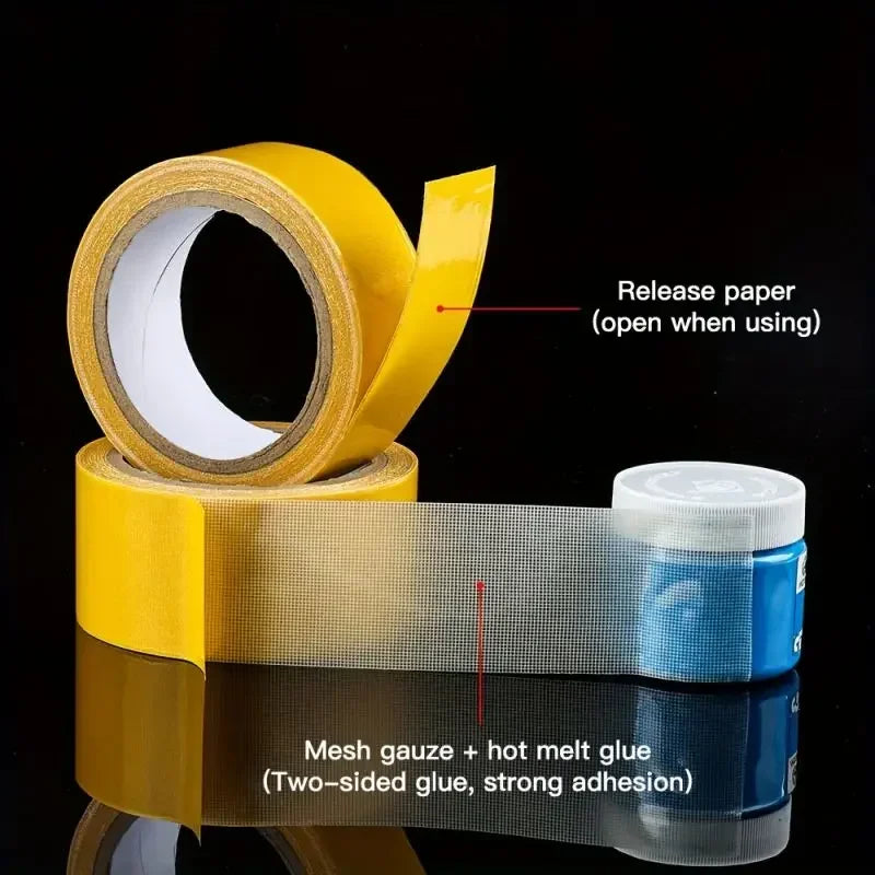 Extra-Strong Double-Sided Mesh Tape