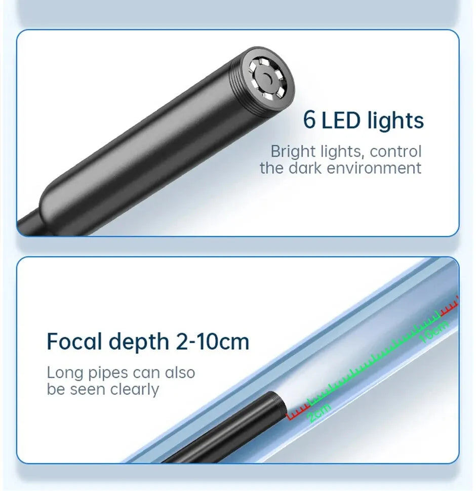 USB-C Inspection Endoscope Camera
