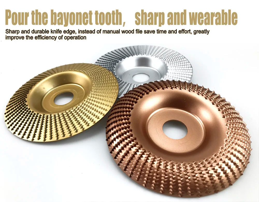 Wood Shaping Disc for Angle Grinder
