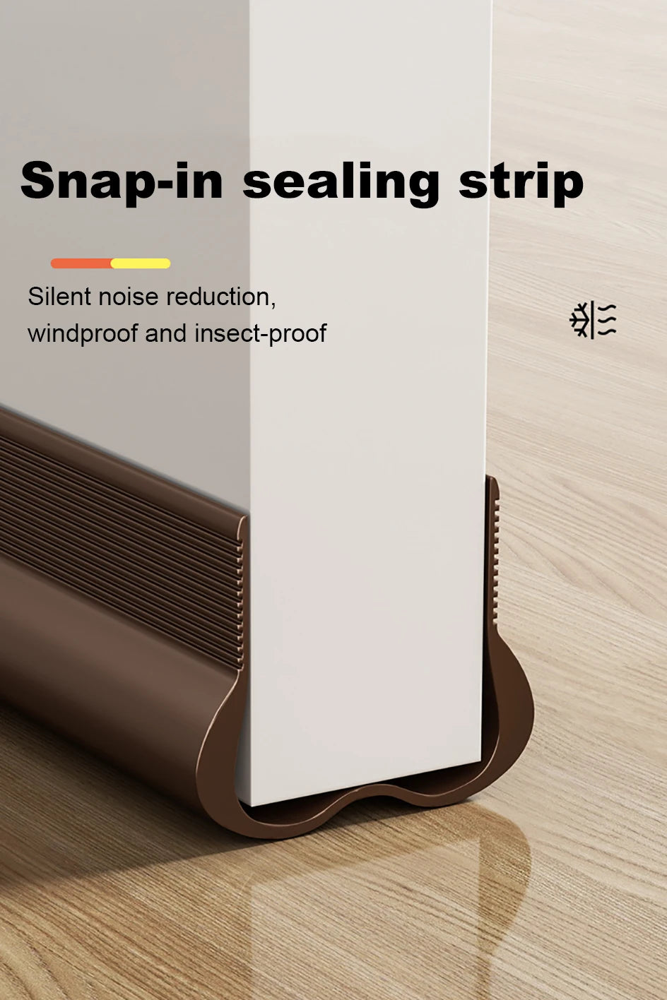 Under-Door Draft Stopper Seal