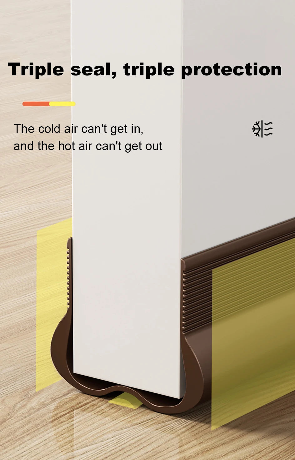 Under-Door Draft Stopper Seal