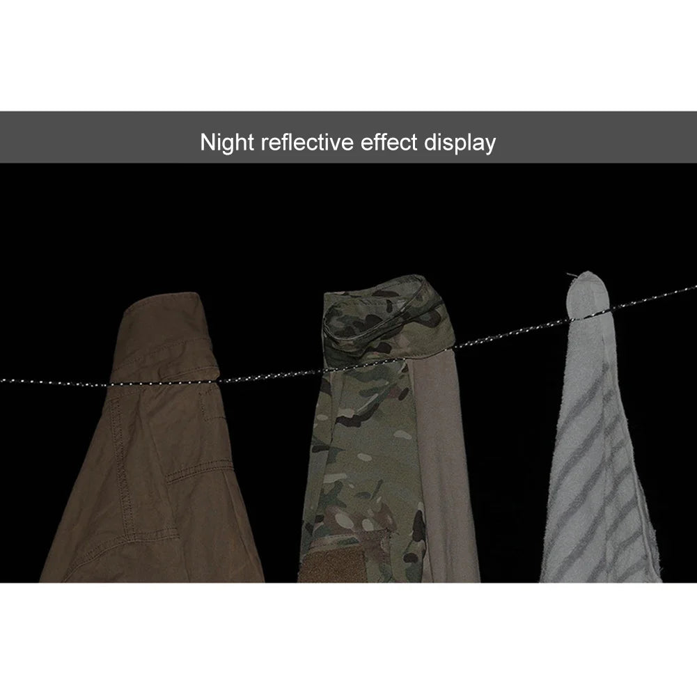 Elastic Travel Clothesline with 12 Clips